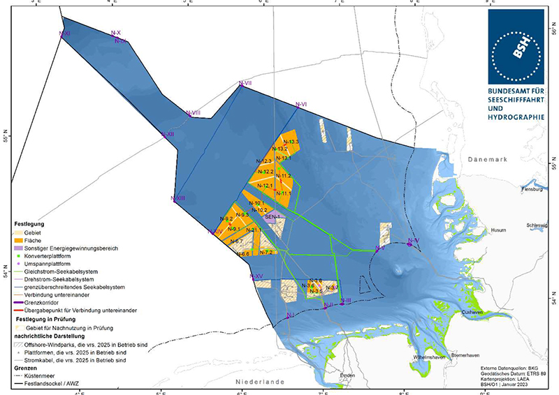 FEP der AWZ der Nordsee 2023