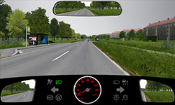 Sie fahren außerorts mit 25 km/h.