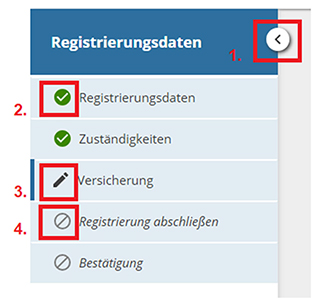 Abbildung 6: seitliches Menü