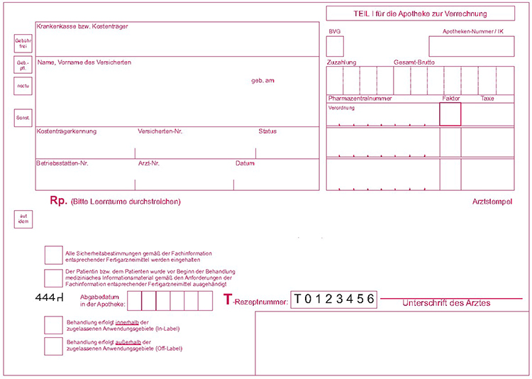 Vorderseite T-Rezept Teil 1