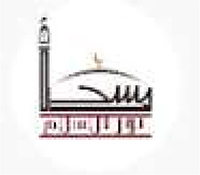 Bei diesem Symbol handelt es sich um das Profilbild des Youtube Kanals der Nuralislam Moschee. Schwarze Moschee mit Minarett im Vordergrund. Arabischer Schriftzug in schwarz und rot.
