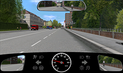 Sie fahren innerorts mit 50 km/​h.