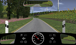 Sie fahren außerorts mit 70 km/​h.