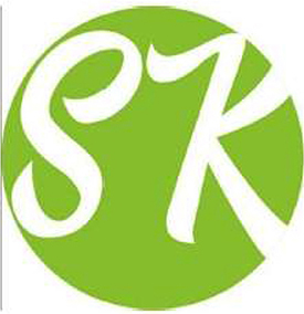 Kreis mit darin befindlichen Insignien SK.