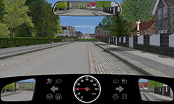 Sie fahren innerorts mit etwa 40 km/h.