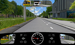 Sie fahren innerorts mit 45 km/h.