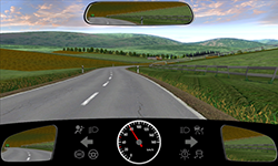 Sie fahren außerorts mit 80 km/h.