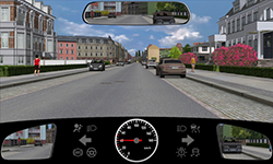 Sie fahren innerorts mit etwa 40 km/h.