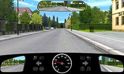 Sie befahren eine Straße innerorts mit 50 km/h.