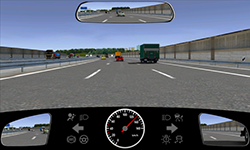 Sie befahren eine Autobahn mit 130 km/h.