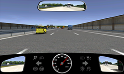 Sie befahren eine Autobahn mit 130 km/h.