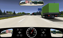 Sie befahren eine Autobahn mit 120 km/h.