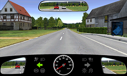 Sie befahren eine Straße außerorts mit 20 km/h.