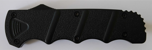 Abbildung 2: „Böker Rettungswerkzeug“ mit eingeschobener Klinge