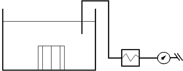 Abbildung 3: Schematische Darstellung des Kühlsystems für Beispiel 48