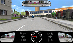 Sie fahren innerorts mit 45 km/​h.