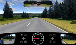 Sie fahren außerorts mit 40 km/​h.