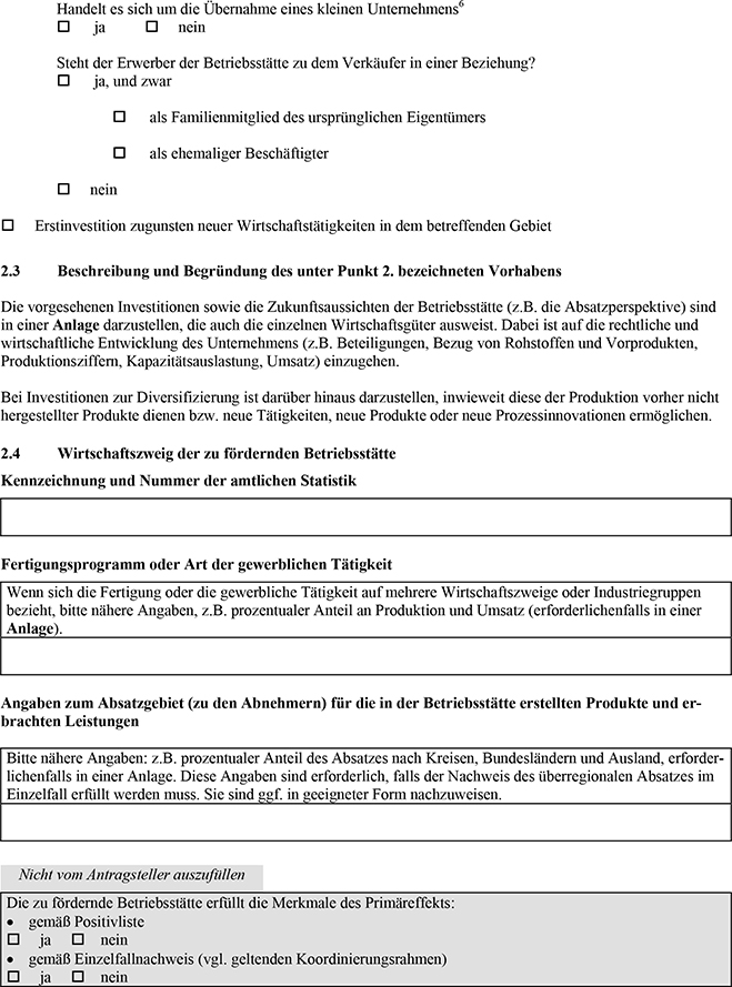 Es folgt: Antrag auf Gewährung öffentlicher Finanzierungshilfen an die gewerbliche Wirtschaft im Rahmen der regionalen Wirtschaftsförderung