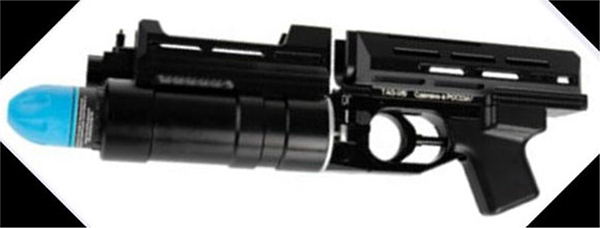 Abbildung 6: Abschussgerät für Unterbau an Langwaffe für „TAG PALLADIN Launcher-Shell“ (Quelle: www.paintballsports.com)