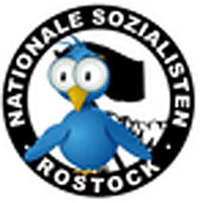 Logo „Nationale Sozialisten Rostock“ rund zur Verwendung auf Twitter